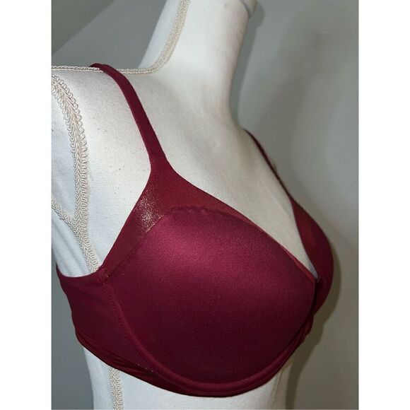 Victoria’s Secret Maroon Lined Demi/Demi Double Bra 34DD - Picture 9 of 9